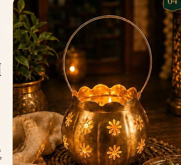 Pushp jyoti tealight lantern